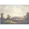 Image 1 : John Wallace Tucker (1808-1869)Oil on millboard,Exwick Church and Haldon Beacon from Exwick Field...