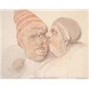 Image 1 : Thomas Rowlandson (1756-1827)Pen, ink and watercolour,"Tripe and Trollebobs",Signed,7 x 8.75 ins....