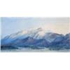 Image 1 : John Ruskin (1819-1900)Watercolour,Alpine Scene, Switzerland,Signed in pencil,5.25 x 9.75 ins....