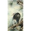 Image 1 : Chinese WC Crane Painting on Scroll Signed