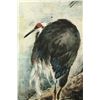 Image 3 : Chinese WC Crane Painting on Scroll Signed