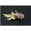 Image 2 : Chinese Fine Gilt Silver Filigree Goldfish