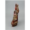Image 3 : Chinese Red Lacquer Bronze Buddha