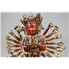 Image 6 : Chinese Red Lacquer Bronze Buddha