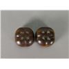Image 2 : Pair of Horn Carved Persimmons Figures