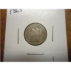 1865 THREE CENT PIECE (NICKEL)