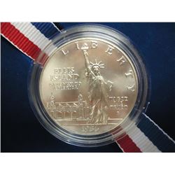 1986-P STATUE OF LIBERTY UNC SILVER DOLLAR ORIGINAL US MINT PACKAGING