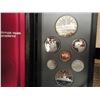 Image 1 : 1984 CANADA DOUBLE DOLLAR PROOF SET TORONTO SILVER, ORIGINAL ROYAL CANADIAN MINT PACKAGING