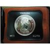 Image 2 : 1972 CANADA SILVER DOLLAR (PF LIKE) .3750 OZ. ASW ORIGINAL ROYAL CANADIAN MINT PACKAGING