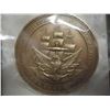 Image 1 : US MINT LIST MEDAL #529 2 1/4" BRONZE EXPLORATOR FORTISSIMUS IN PONTO SYLVISQUE FLORUIT, PRESENTED B