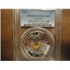 Image 1 : 2011 CANADA SILVER DOLLAR PCGS PR69DCAM 100TH ANNIVERSARY GILT