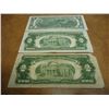 Image 2 : LOT OF 3-$2 BILLS SEE DESCRIPTION 1928-D RED SEAL US NOTE, 1953-A RED SEAL US  NOTE AND 1976 GREEN S