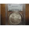 Image 1 : 1885 MORGAN SILVER DOLLAR PCGS MS62