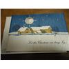 Image 2 : XMAS CARD WITH 1986 ISLE OF MAN STERLING SILVER PF 50 PENCE