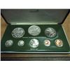 Image 1 : 1977 TRINIDAD TOBAGO 8 COIN PROOF SET WITH SILVER, TYPICAL RETAIL IS $75.00