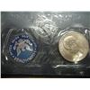Image 1 : 1972 -S IKE SILVER DOLLAR UNCIRCULATED (BLUE PACK)