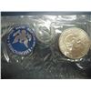 Image 2 : 1972 -S IKE SILVER DOLLAR UNCIRCULATED (BLUE PACK)