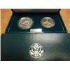 Image 1 : 1995-S CIVIL WAR BATTLEFIELD 2 COIN PROOF SET CONTAINS: SILVER DOLLAR AND CLAD HALF, ORIGINAL US MIN