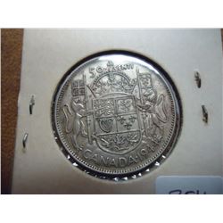 1944 CANADA SILVER 50 CENTS