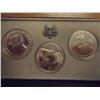 Image 2 : 1983 P/D/S  US OLYMPICS 3 COIN UNC SET