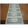 Image 2 : 5-1957-B $1 SILVER CERTIFICATES CRISP UNC'S MOSTLY CONSECUTIVE SERIAL #'S V383609981A-V38360986A, MI