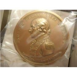 US MINT LIST MEDAL #503 2 1/2" BRONZE EDWARDO PREBLE DUCI STRENUO (COMITIA AMERICANA), ORIGINAL US M