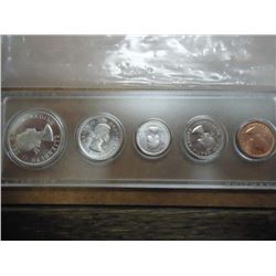 PARTIAL 1964 CANADA SILVER (PF LIKE) SET NO $ COIN