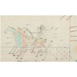 Collection of 3 Ledger Drawings
