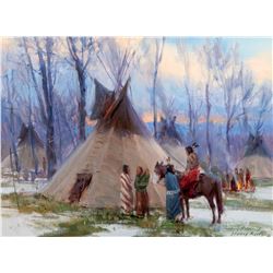 Winter Camp on the Big Horn