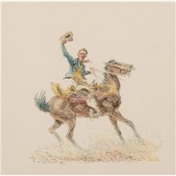 Collection of 3 Watercolor and Pen & Inks