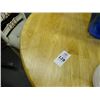 Image 2 : Round Wood Dinette w/4 Ladderback Chairs