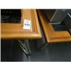 Image 2 : Metal Base Pine & Glass Insert Coffee Table & End Table