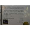 Image 2 : Lady's 18kt yellow gold, amethyst and diamond ring set with 17.61ct natural rectangular gemstone and