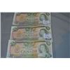 Image 1 : Three 1979 Canadian twenty dollar bills