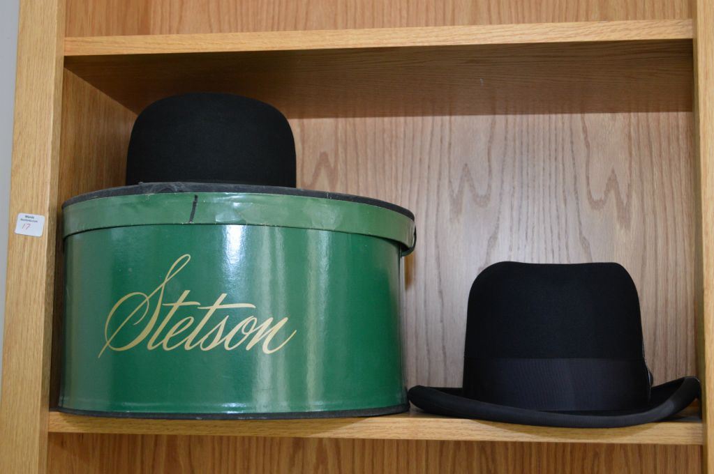 stetson bowler hat vintage