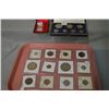 Image 1 : Lot of foreign coins, including at 1/2 troy ounce bar of silver from 2012, set of African coins incl