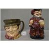 Image 1 : One large Royal Doulton character jug Sam Weller RN835176 and a Toby Jug Falstaff