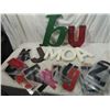 Image 2 : LARGE BOX LOT ASSORTED SIGN LETTERS