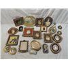 Image 1 : BOX LOT ASSORTED VINTAGE PHOTO FRAMES & PICTURES