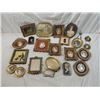Image 2 : BOX LOT ASSORTED VINTAGE PHOTO FRAMES & PICTURES