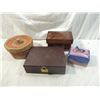 Image 1 : LOT 4 DECORATIVE STORAGE BOXES