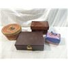 Image 2 : LOT 4 DECORATIVE STORAGE BOXES