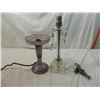 Image 1 : LOT 2 VINTAGE DECORATIVE BEDSIDE LAMPS