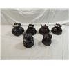 Image 1 : LOT 6 CERAMIC BROWN INSULATORS