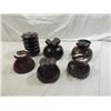 Image 2 : LOT 6 CERAMIC BROWN INSULATORS