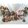 Image 1 : LARGE BOX LOT ASSORTED COLLECTORS DOLLS