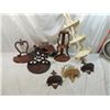 Image 1 : BOX LOT ASSORTED SMALL WALL SHELVES