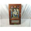 Image 2 : ANTIQUE CATHOLIC OAK LAST RIGHTS SHADOW BOX