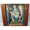 Image 3 : ANTIQUE CATHOLIC OAK LAST RIGHTS SHADOW BOX