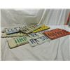 LOT 19 ASSORTED VINTAGE LICENCE PLATES